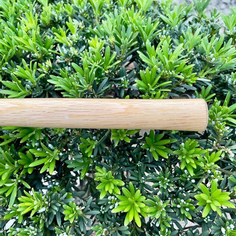 ALANX 14 Inch Heavy Duty Narrow Hoe, Without Welding, Japanese Carbon Steel with Oak Wooden Handle, Garden Tool for Digging, Weeding, and Planting - Image 3